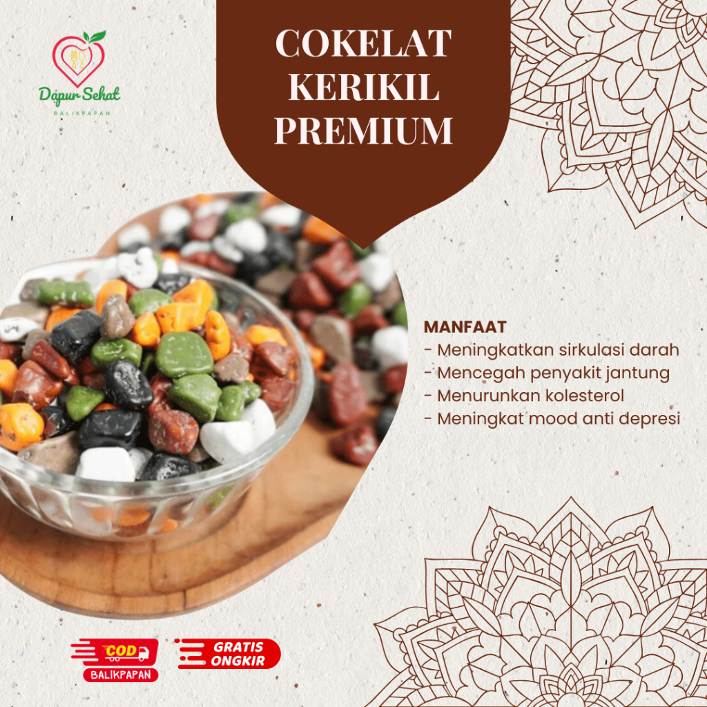 

Cokelat Kerikil Premium 500 gr - Oleh-Oleh Arab Turki - Mood Booster - Souvenir Haji Umrah - COD Balikpapan