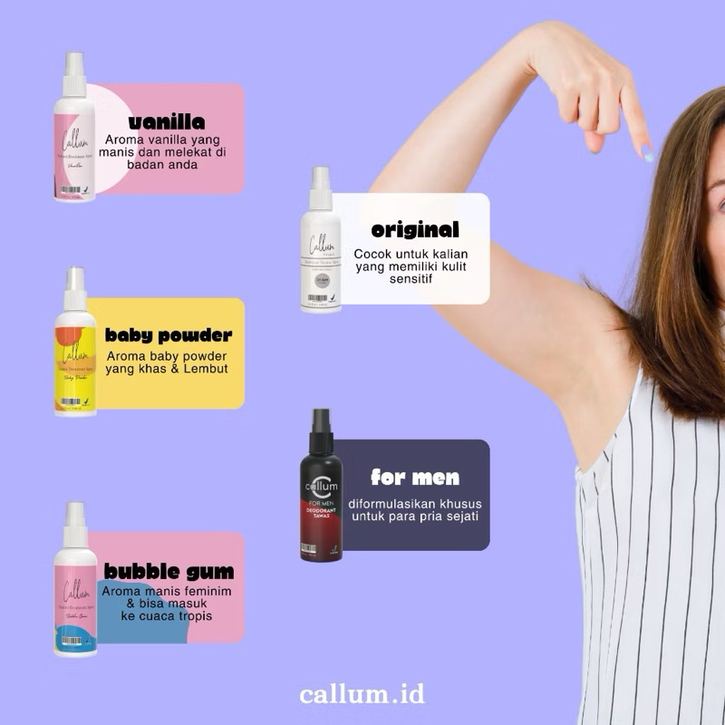 BPOM Callum Deodorant Spray