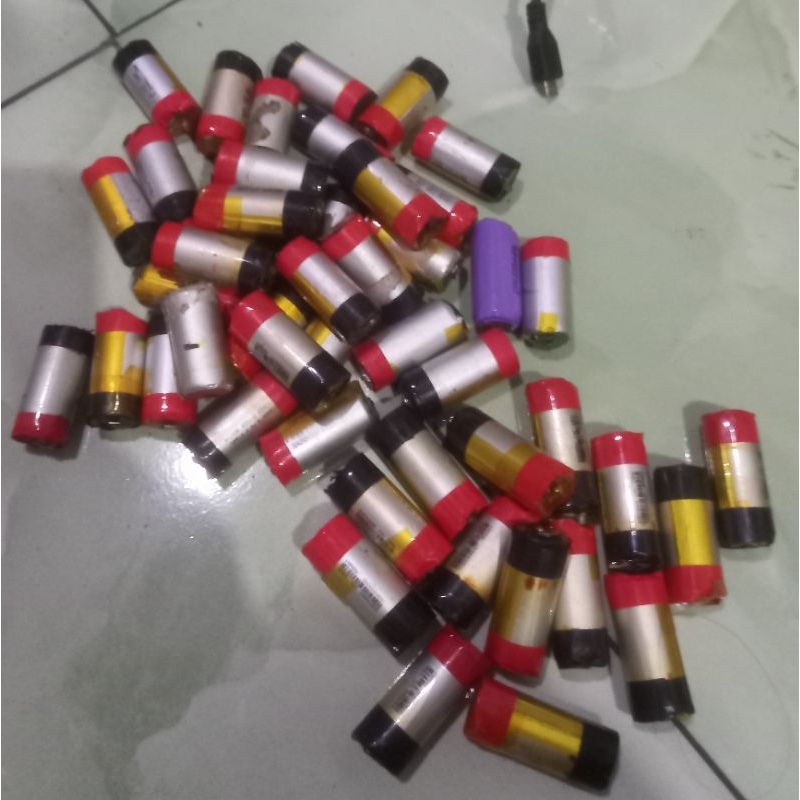 baterai polymer bekas copotan kondisi normal nyala