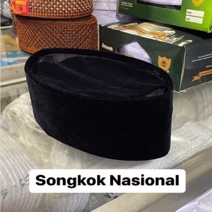 SONGKOK HITAM POLOS - SONGKOK AL HIDAYAH -KOPIAH HITAM NASIONAL - KOPIAH SEKOLAH - KOPIAH PRESIDEN
