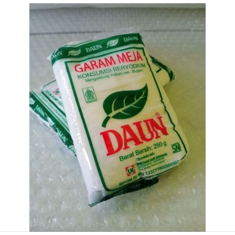 

Garam Dapur Beryodium Meja Daun dan Refina 250gr