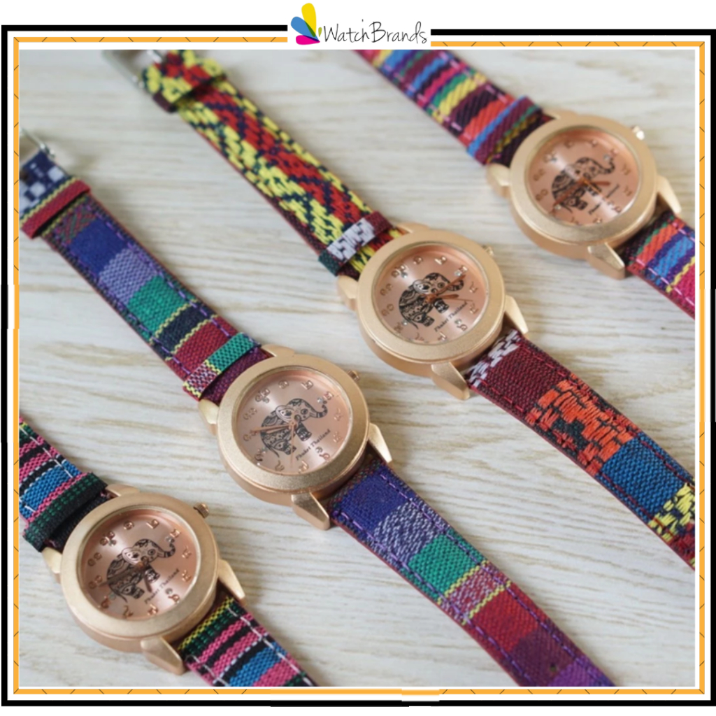 WBS FREE ONGKIR  Jam Tangan kulit Tribal Vintage Etnik Jam etnik Jam tribal Gajah TERMURAH SHOPEE RM