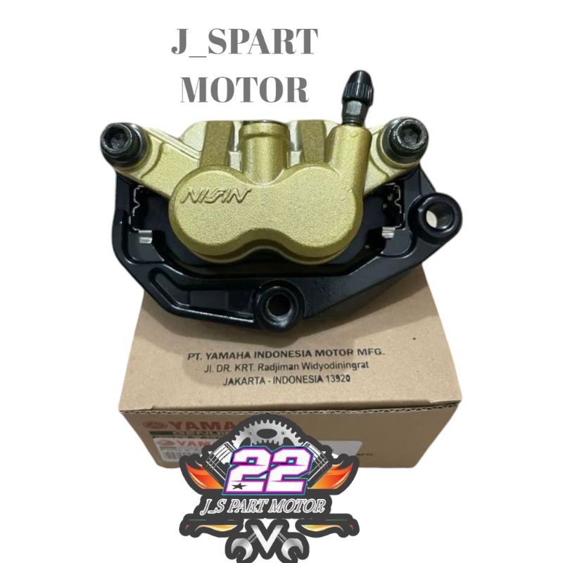KALIPER REM PALA BABI DEPAN RX KING NEW JUPITER Z SCORPIO LAMA VEGA R LAMA NISSIN 4US-F580U-00 ORIGI