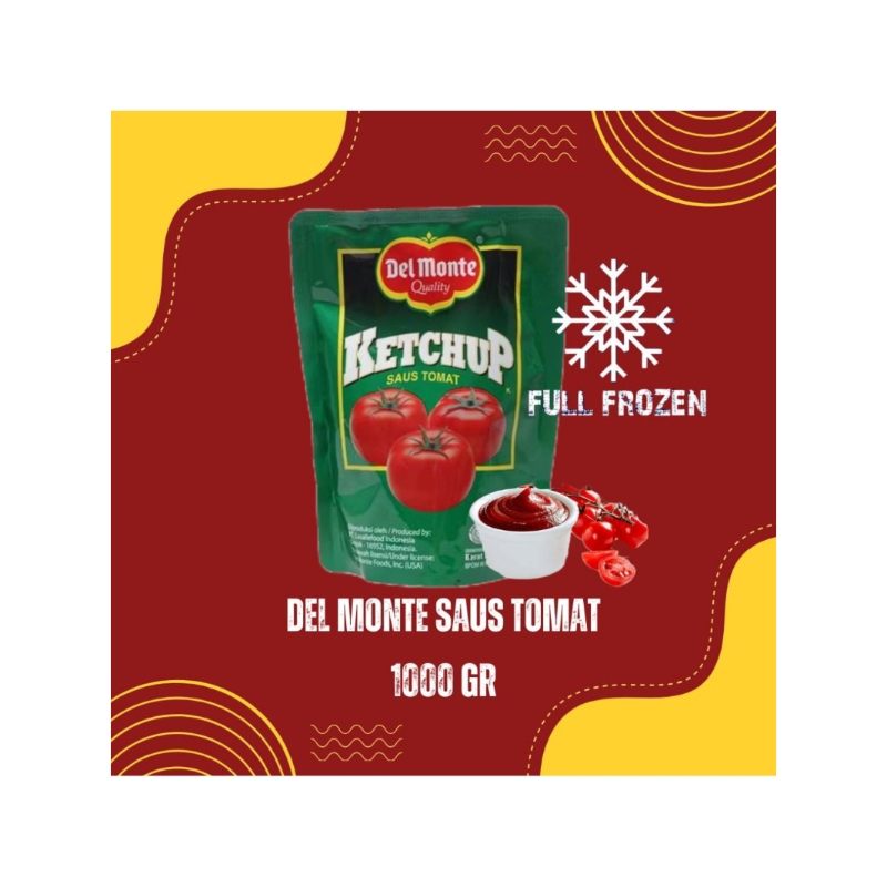 

Del Monte Ketchup Saus Tomat Full Frozen 1000 GR
