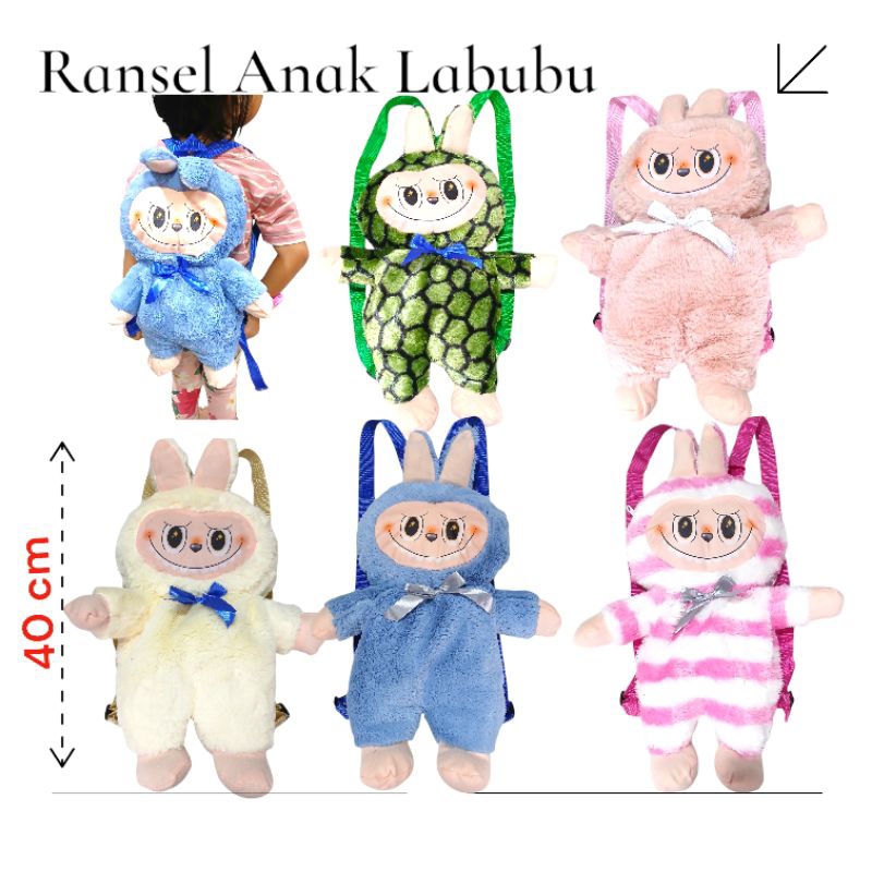Ransel Anak Labubu The Monster Tas Anak Boneka Labubu viral Tas Anak Viral
