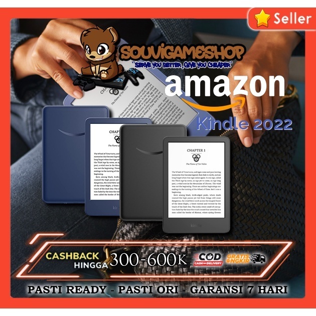 Amazon All New Kindle 2022 (11th Gen) Lightest & Most Compact 6" 300ppi 16GB