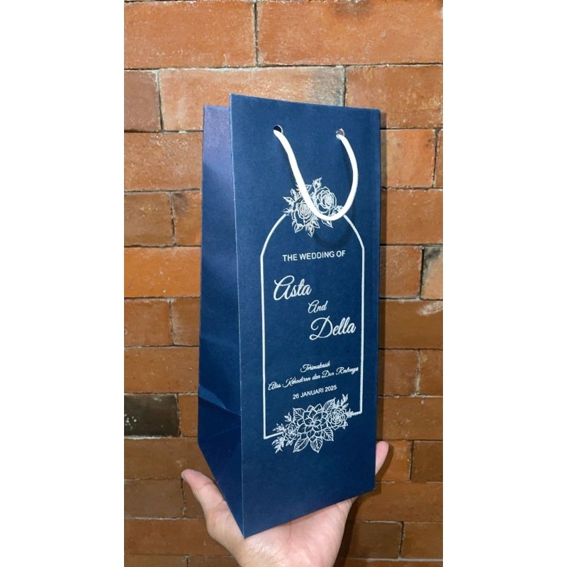 

Paperbag souvenir tumbler minyak custom ukuran