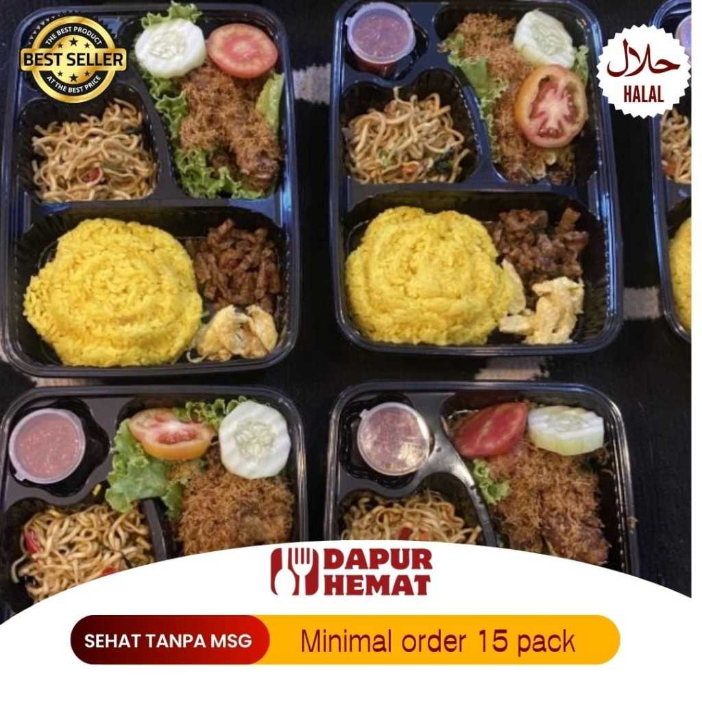 

Dapur Hemat - Paket Nasi Bento Catering Paling Enak Ayam Lengkuas Jumbo Makanan Siap Saji Halal