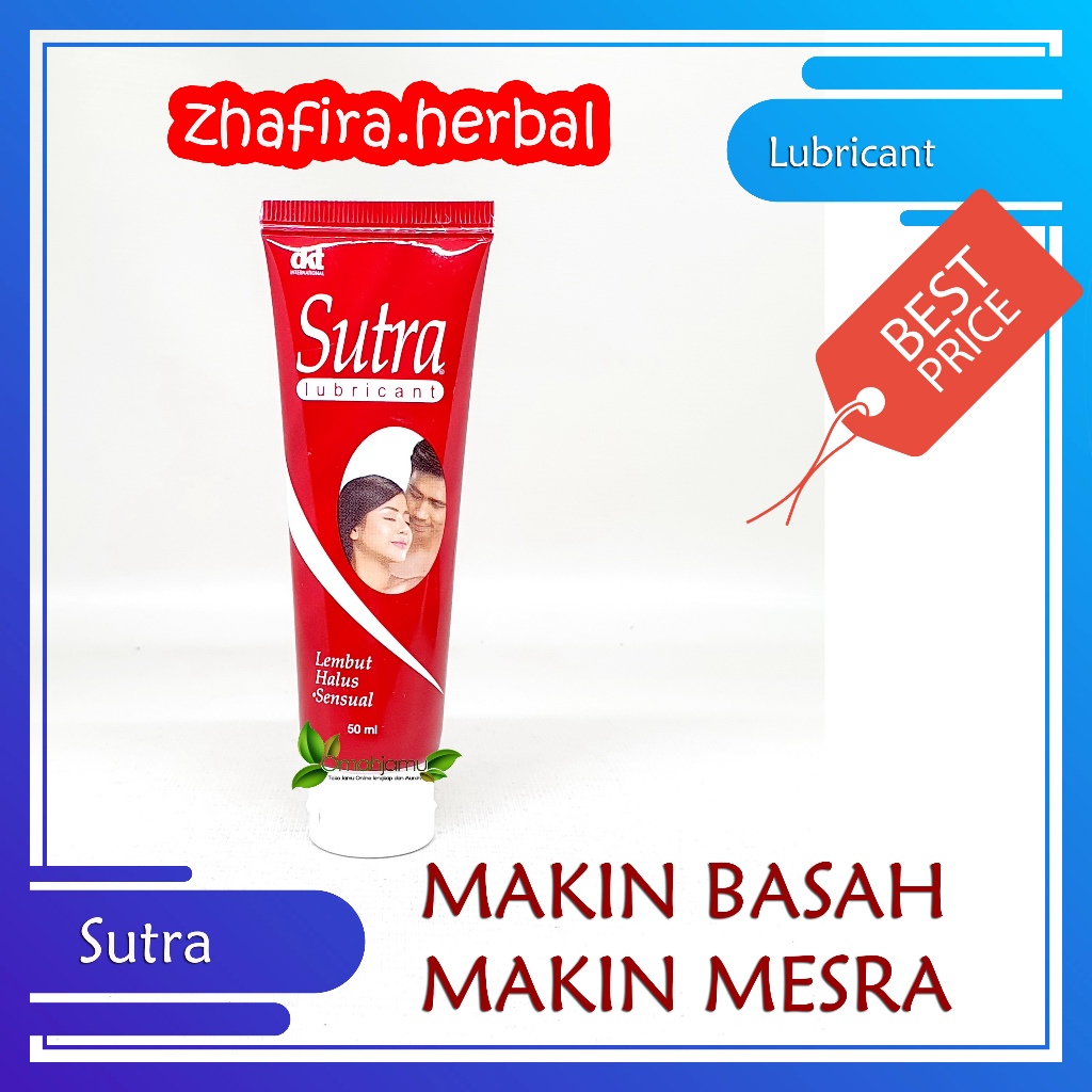 SUTRA Lubricant Gel / Pelumas Hubungan Intim / Pelumas Wanita Pria
