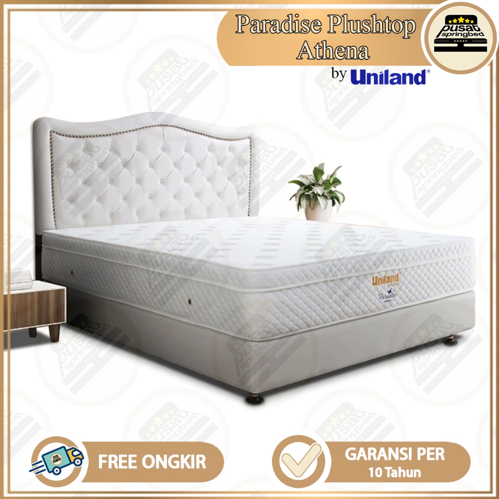 Springbed Kasur Bonnel Spring Plushtoptop - Uniland Paradise Plushtop