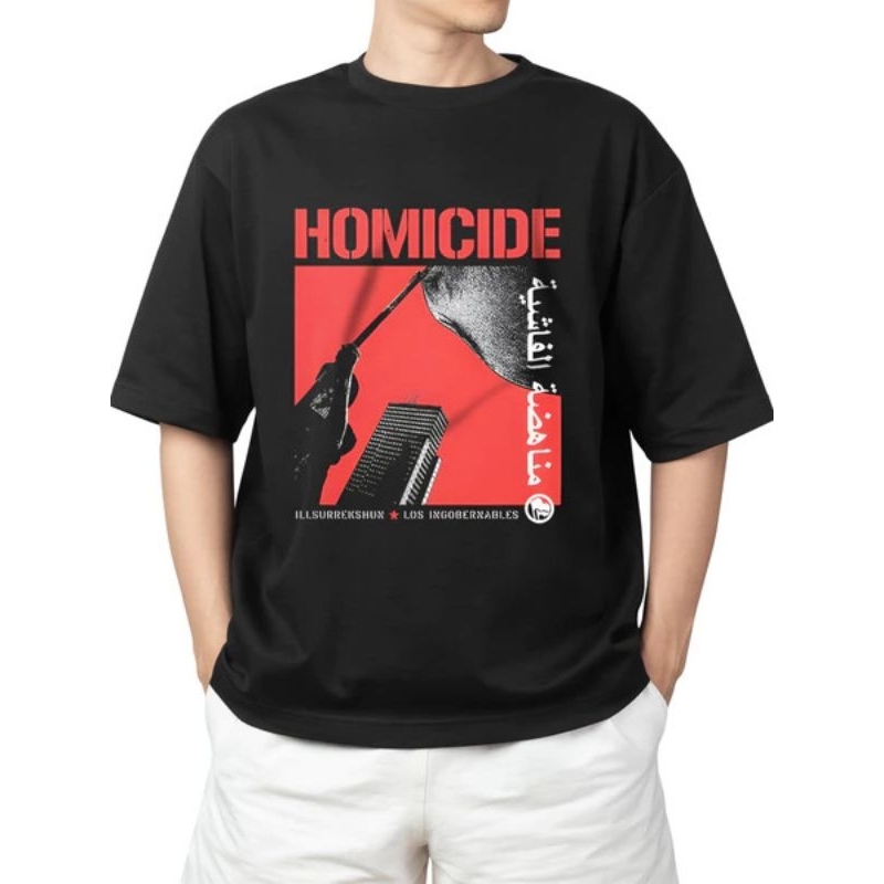 TSHIRT HOMICIDE REFUSE RESIST ORGANIZE | KAOS BAND | KAOS BAND | TSHIRT