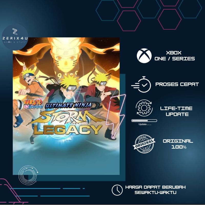 NARUTO SHIPPUDEN ULTIMATE NINJA STORM LEGACY XBOX ONE / SERIES X|S ORIGINAL NARUTO STORM 1 NARUTO ST