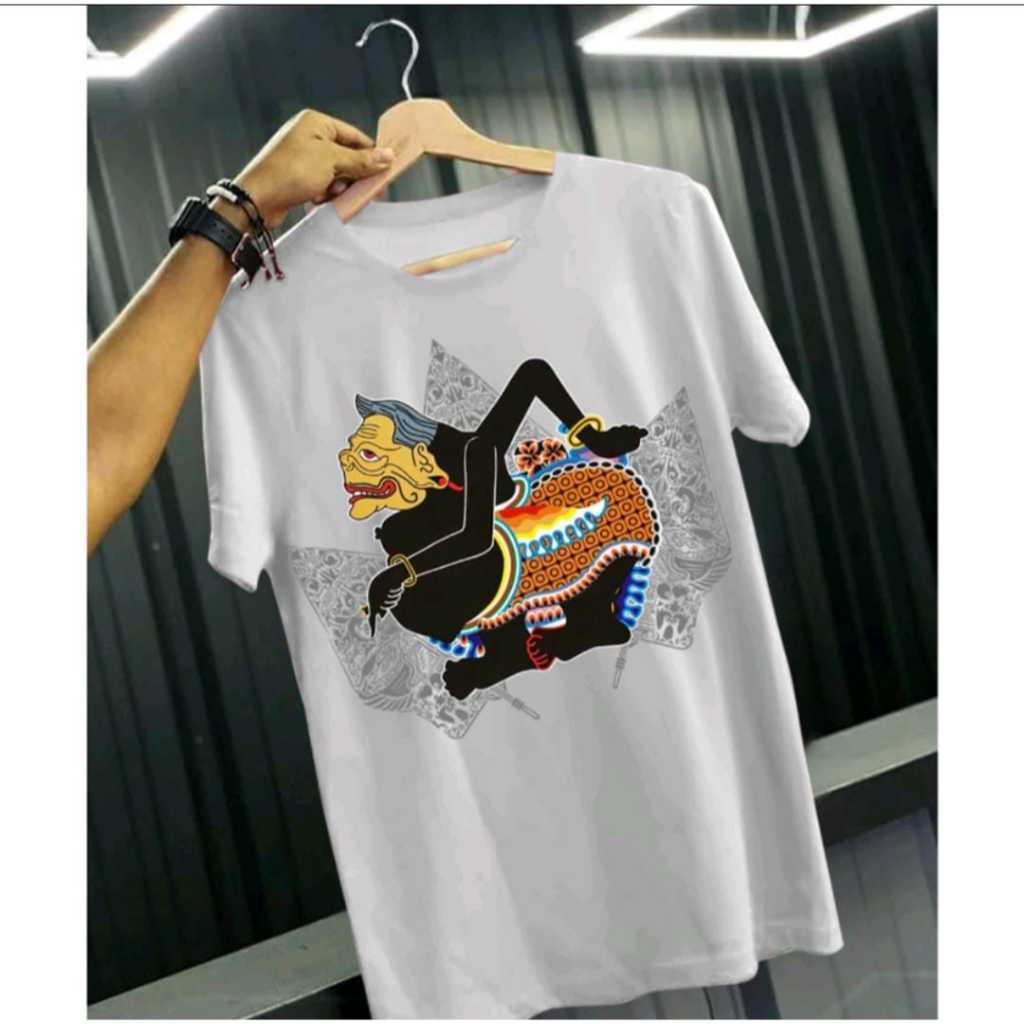 TSHIRT PASANGAN PRIA WANITA WAYANG / KAOS COUPLE GAMBAR BATIK WAYANG