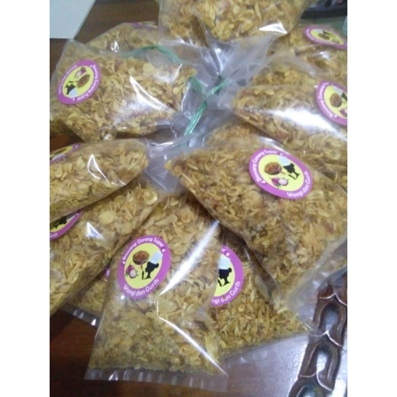 

Bawang Merah Goreng Grade(A) Asli Sumenep Gurih Dan Renyah 200gr