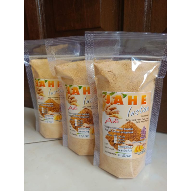 

Jahe Instan Asli Wedang Jahe Bubuk Minuman Herbal [PIRT✅HALAL✅]
