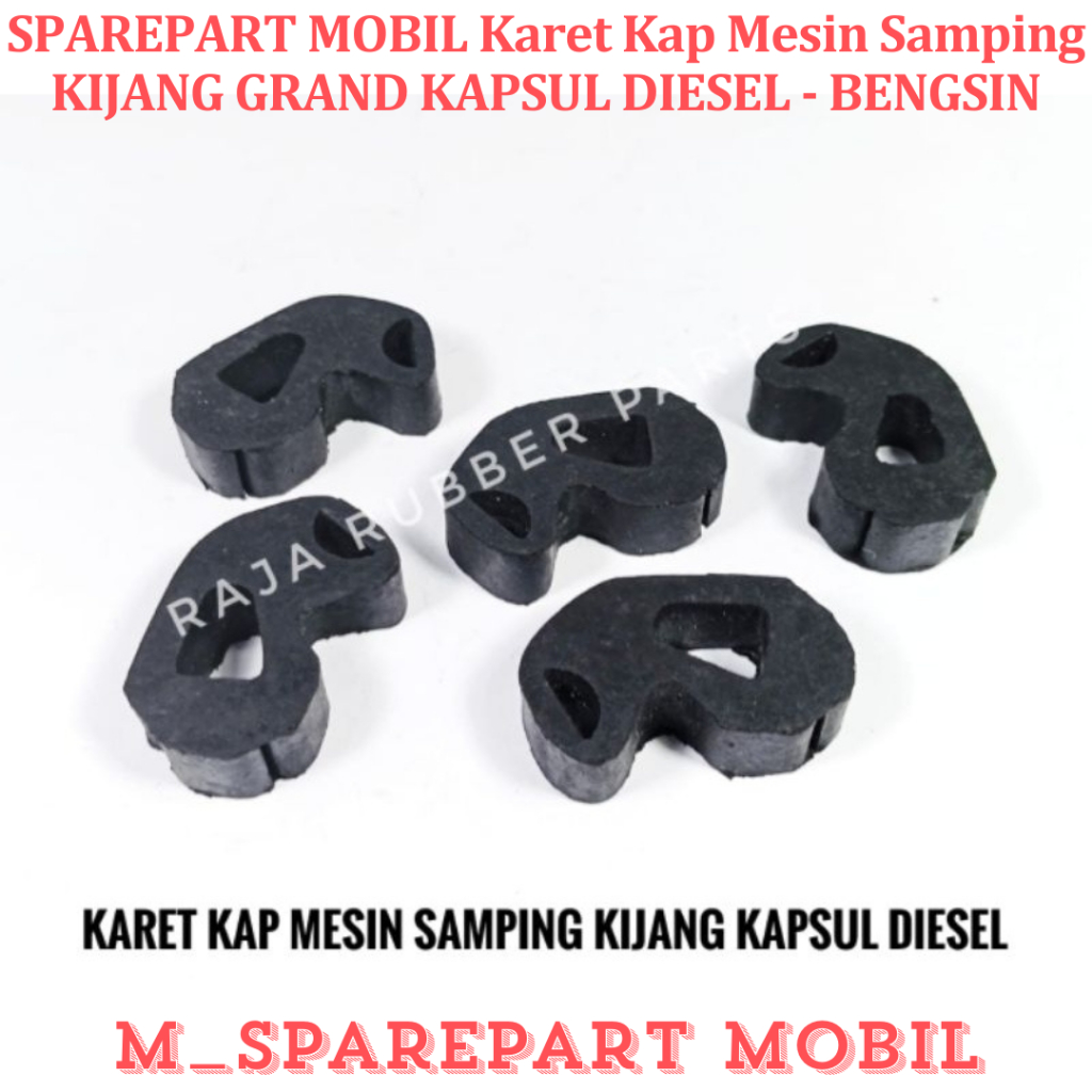 Karet Kap Mesin Samping KIJANG GRAND KAPSUL DIESEL - BENGSIN  SPAREPART MOBIL