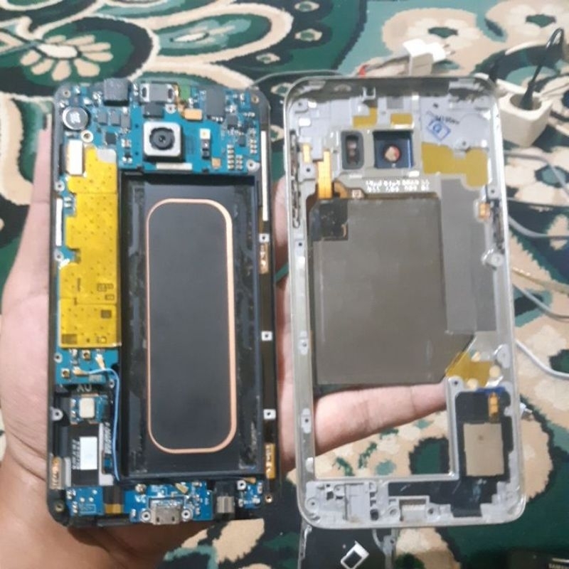 Mesin Samsung S6 edge normal garansi
