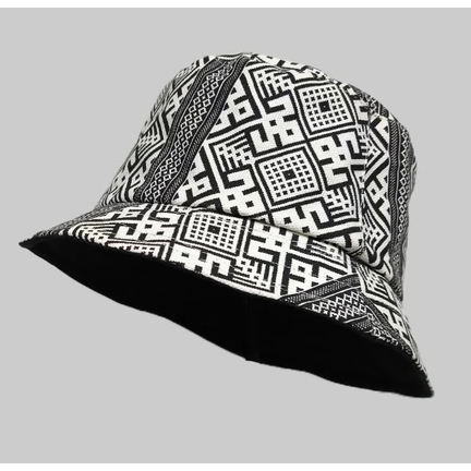 Topi Bucket Hat Motif Etnik Layang Unik Lurik Batik Indonesia Pria Dewasa Kekinian Premium Distro
