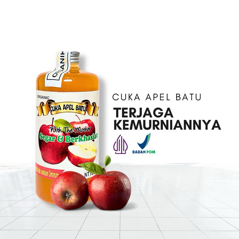 

Cuka Apel Batu 500ml BPOM