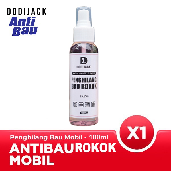 Dodijack Spray Pengharum Penghilang Bau Rokok Mobil 100ml Pink