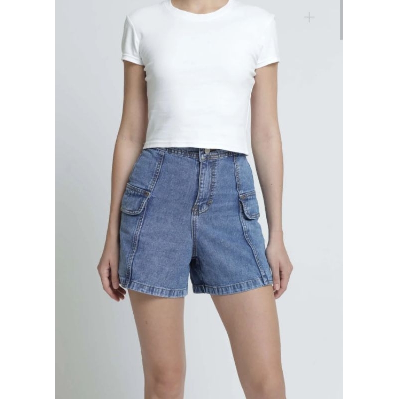 Hellolilo Cargo denim short