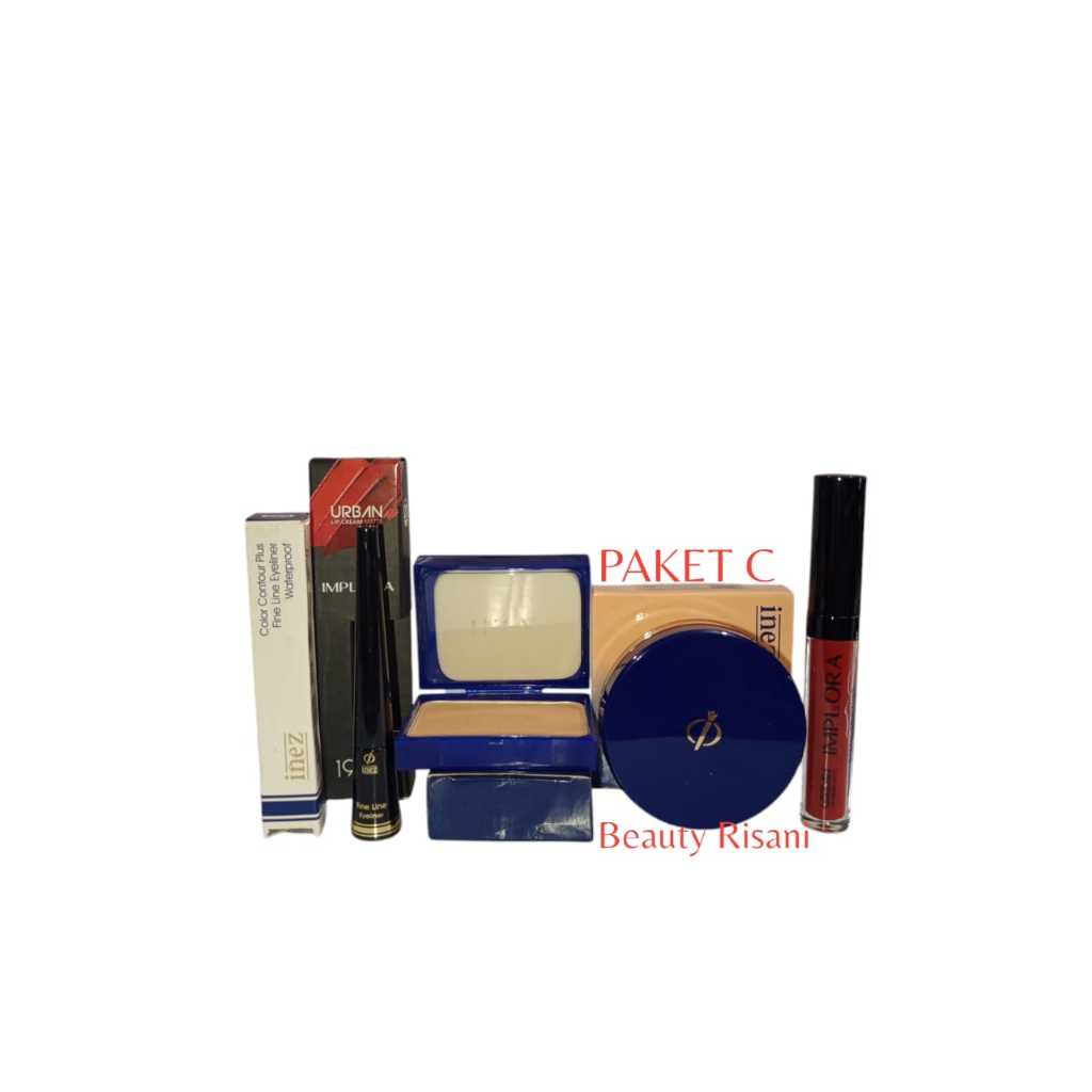 INEZ COLOR CONTOUR PLUS PAKET MAKE UP SET KECANTIKAN WAJAH