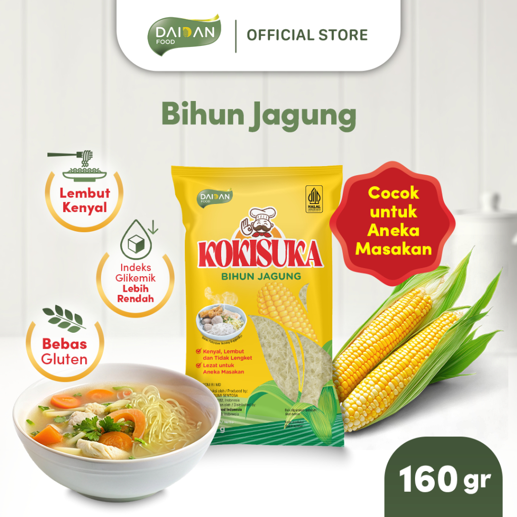

Kokisuka Bihun Jagung 160 gr