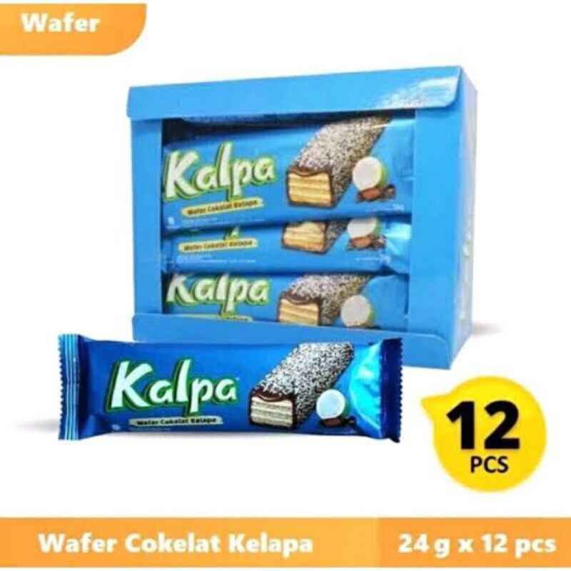 

Kalpa Wafer Cokelat Kelapa 24g x 12 pcs