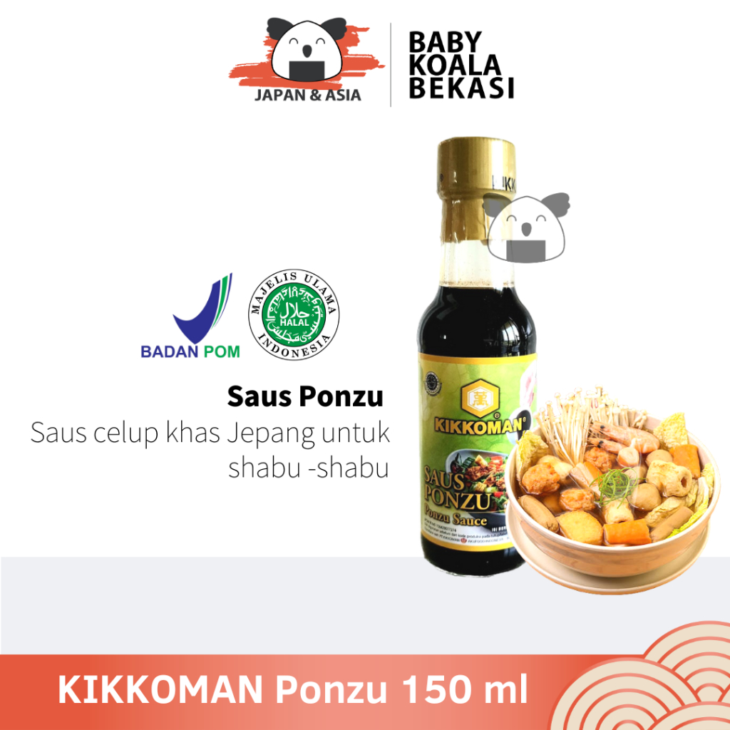 

KIKKOMAN Ponzu Sauce 150 ml Halal. - Bekasi