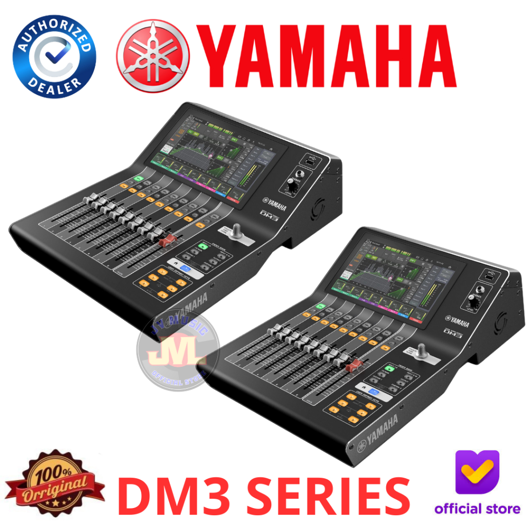 YAMAHA DM3S DM3 Dante DM3 Series 22-Channel Digital Mixer Audio Yamaha DM-3 Standar & Dante