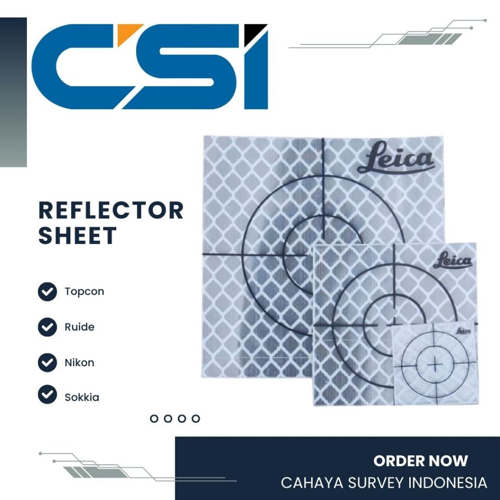 Reflector Sheet Reflective Tape Prisma Target 10x10Cm