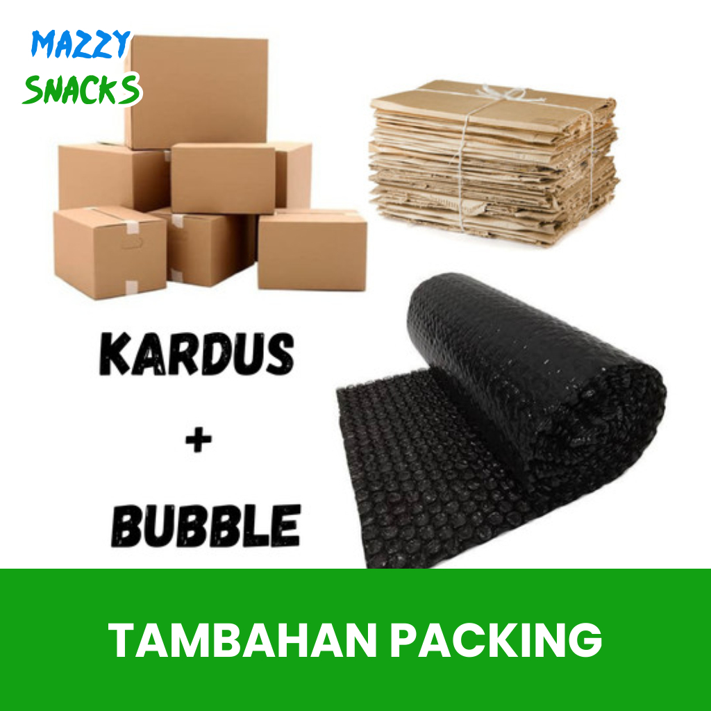 

Extra Dus & Bubble Wrap || Paket Aman || Diatas 2Kg Wajib CO