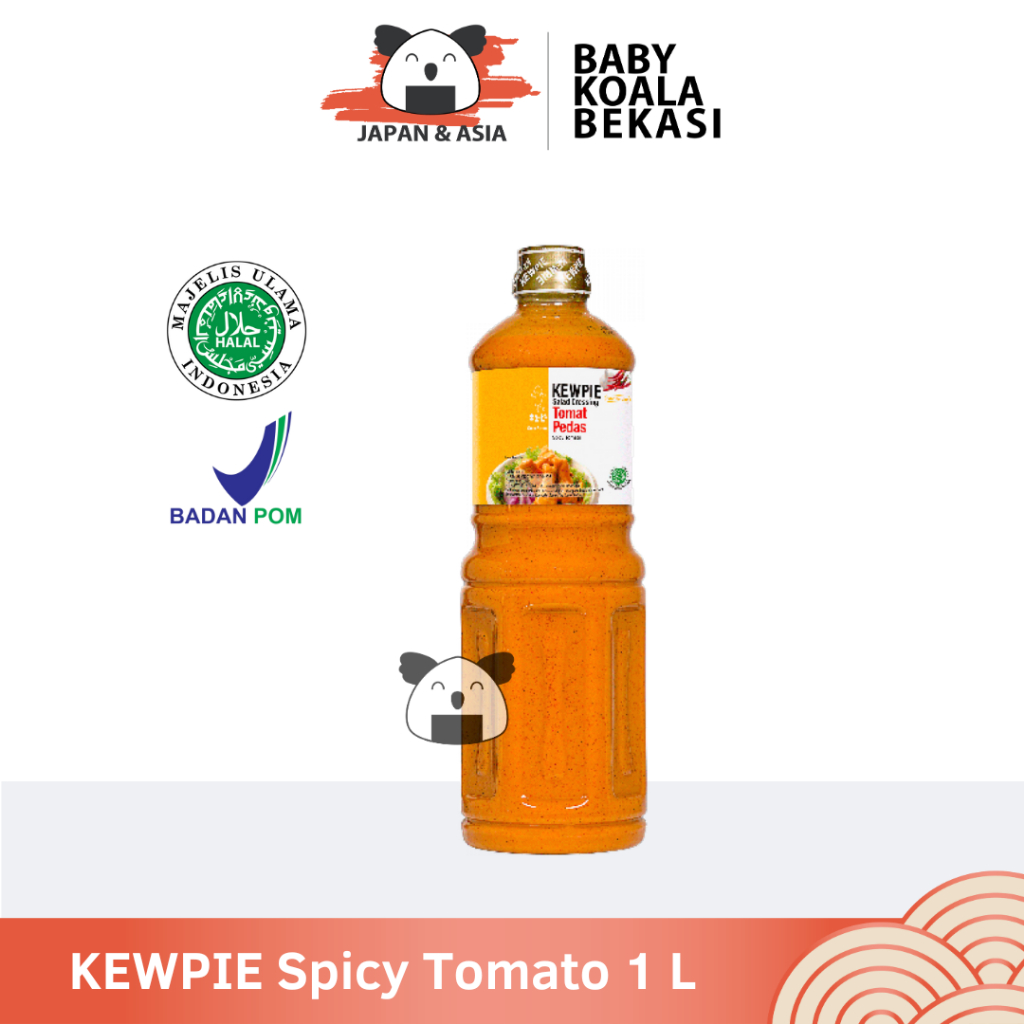 

KEWPIE Salad Dressing Spicy Tomato 1 liter │ Saus Salad Tomat Pedas - Bekasi