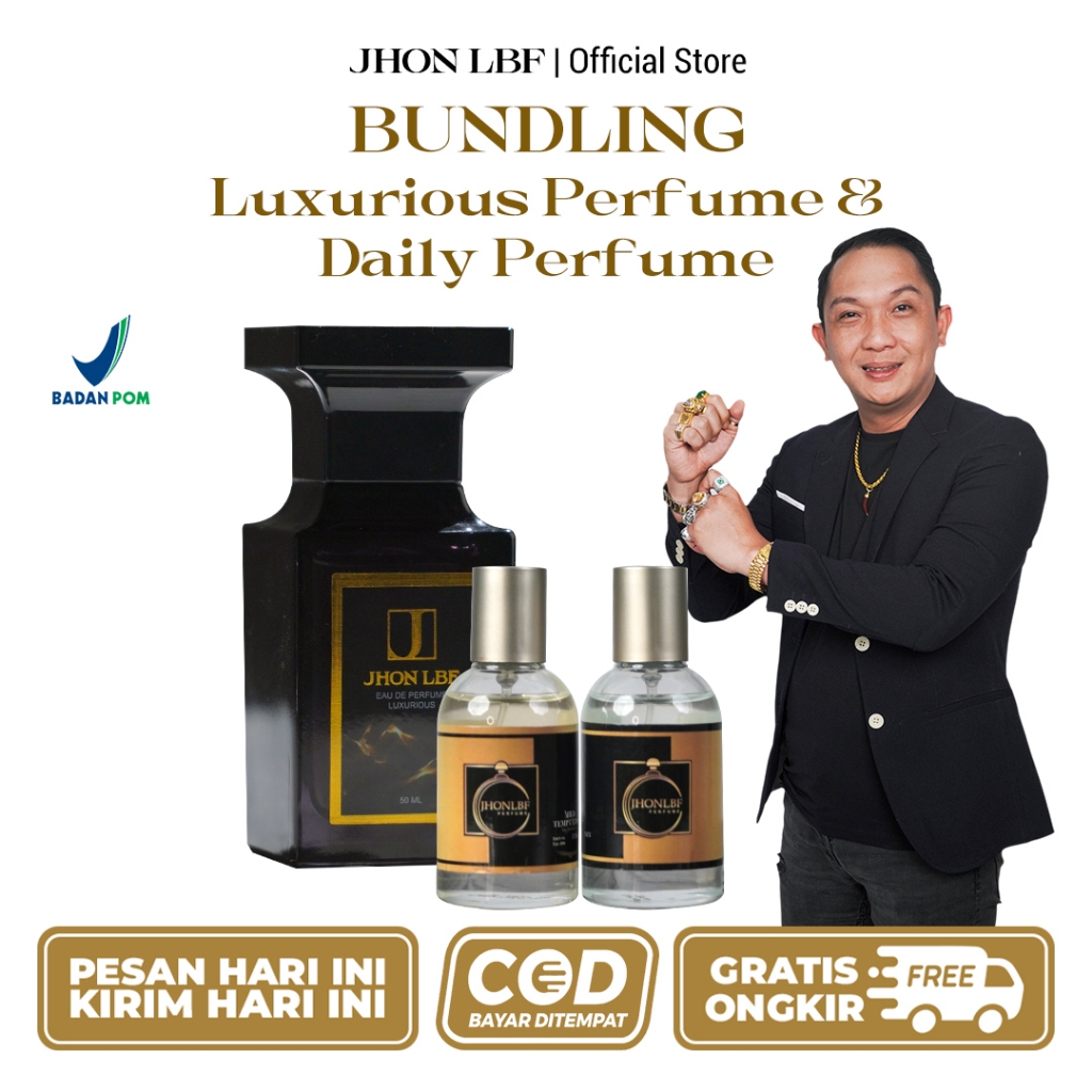 JHON LBF Set Luxurious x Daily Eau De Perfume Elegant Dignified Scent