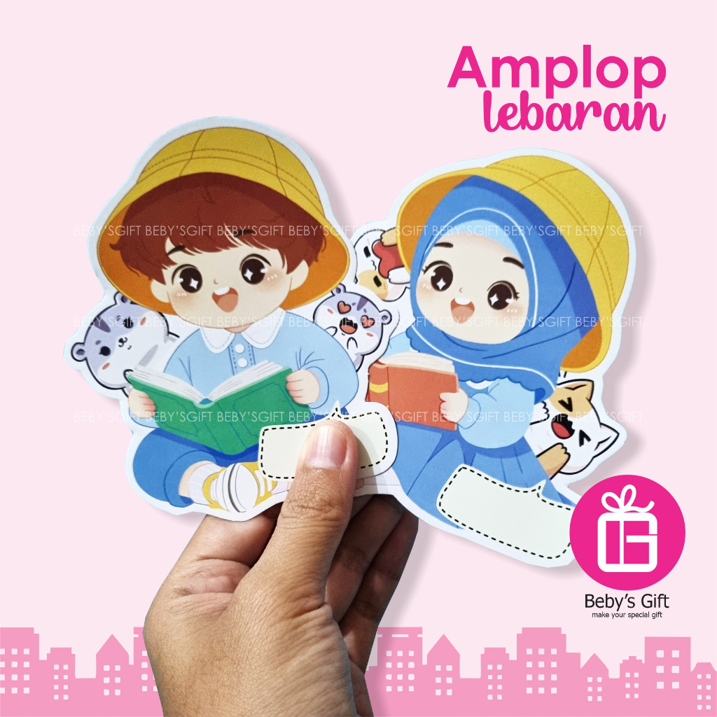 

Beby's Gift Amplop Lebaran 3D Tema Anak Muslim