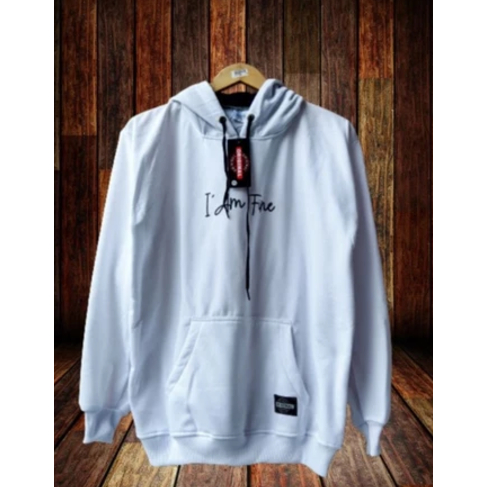 Hoodie/sweater logo I AM FINE pria wanita