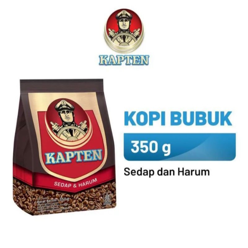 

KOPI KAPTEN 350 GR ( 1 DUS/ 9 PACK)