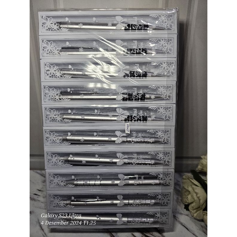 

YIN ( isi 50PCS ) PULPEN A2 SILVER KEMASAN MIKA