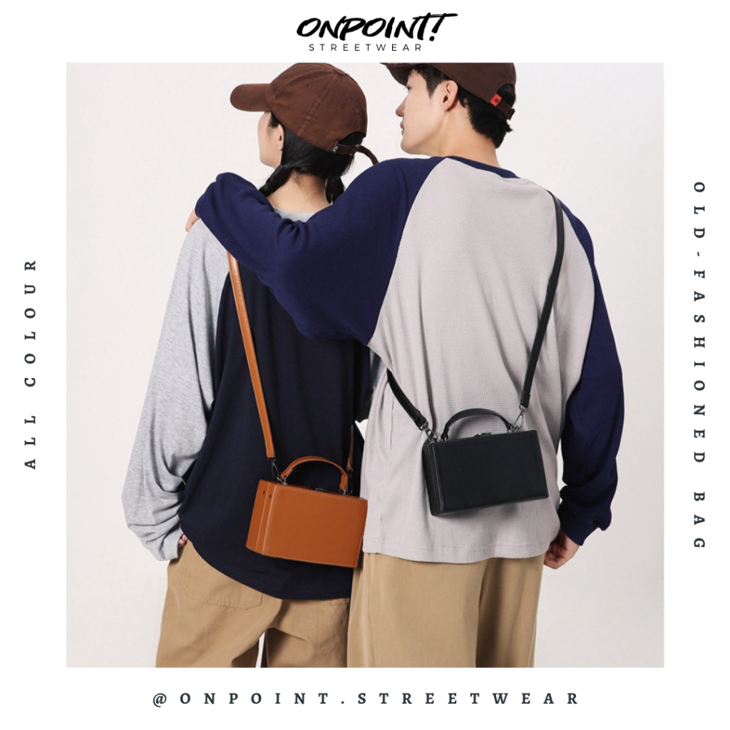 Old Fashioned Bag - tas pria selempang sling bag unisex tas pria keren tas pinggang pria tas pinggan