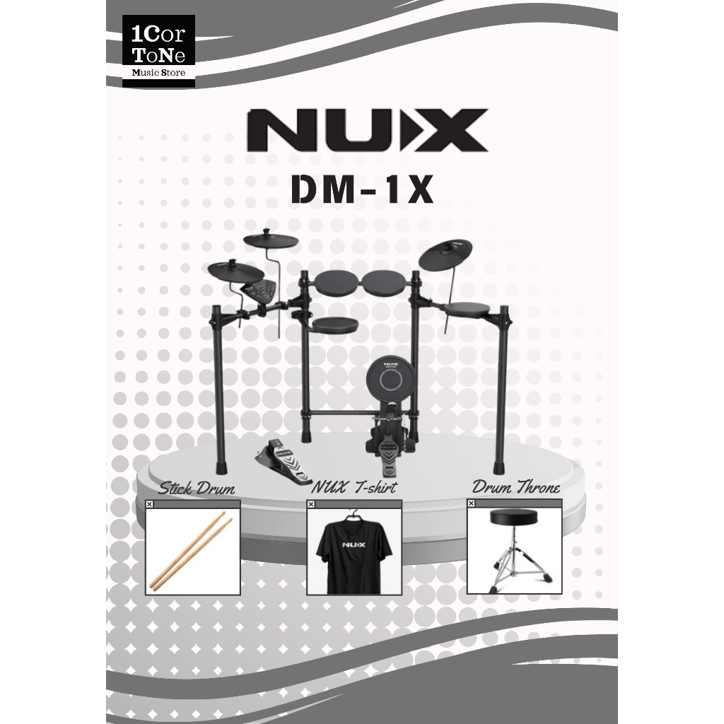 Drum Elektrik NUX DM1X / DM-1X / DM 1X