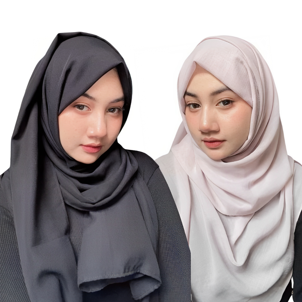 HS - Pashmina Dubai Shawl Pasmina Oman Arabian Voal Bahan Lembut 180x75 Cm