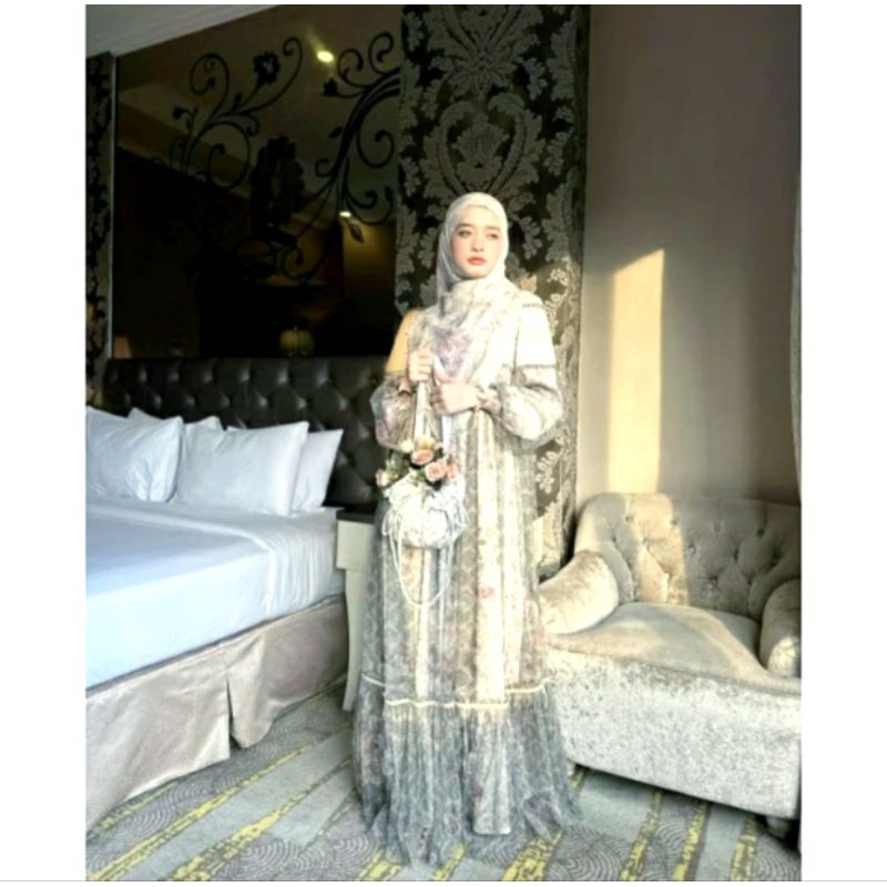 gamis inara set motif hawa