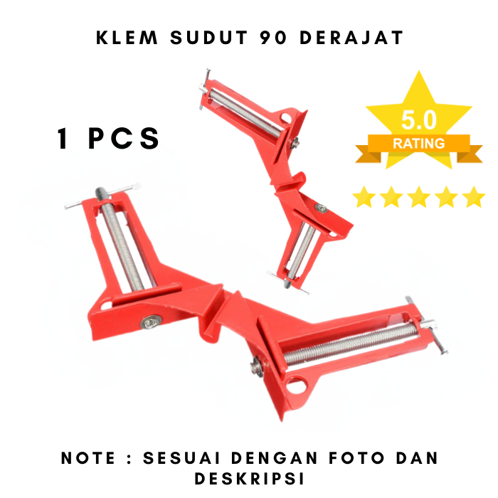 Klem sudut siku kayu Corner clamp sudut siku besi 90 derajat