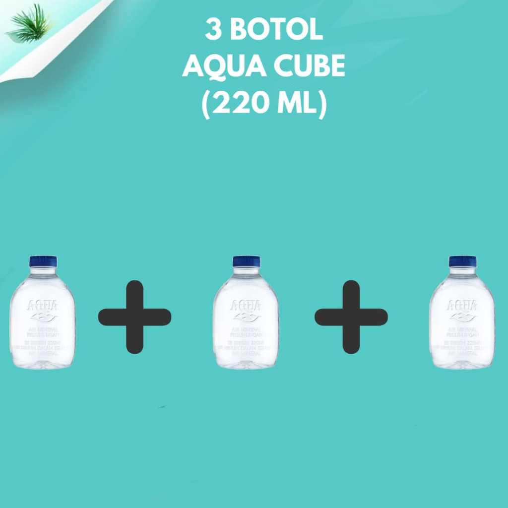 Aqua cube 220ml - Aqua cube 220ml - Air aqua - Aqua botol - Mineral water - aqua 220ml - aqua botol