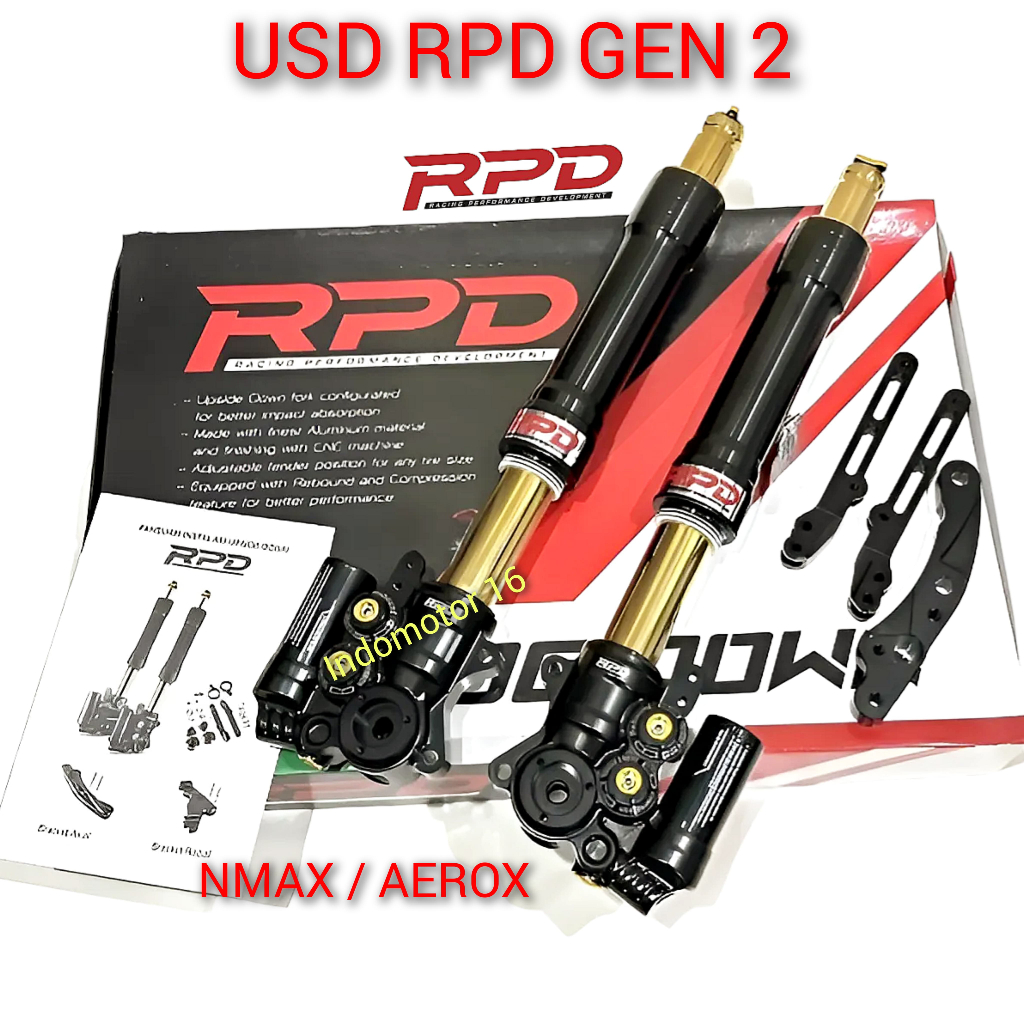 SHOCK SKOK DEPAN UP SIDE DOWN UPSIDE DOWN USD RPD GEN 2 ORIGINAL NMAX OLD NEW NEO TURBO AEROX NEW OL