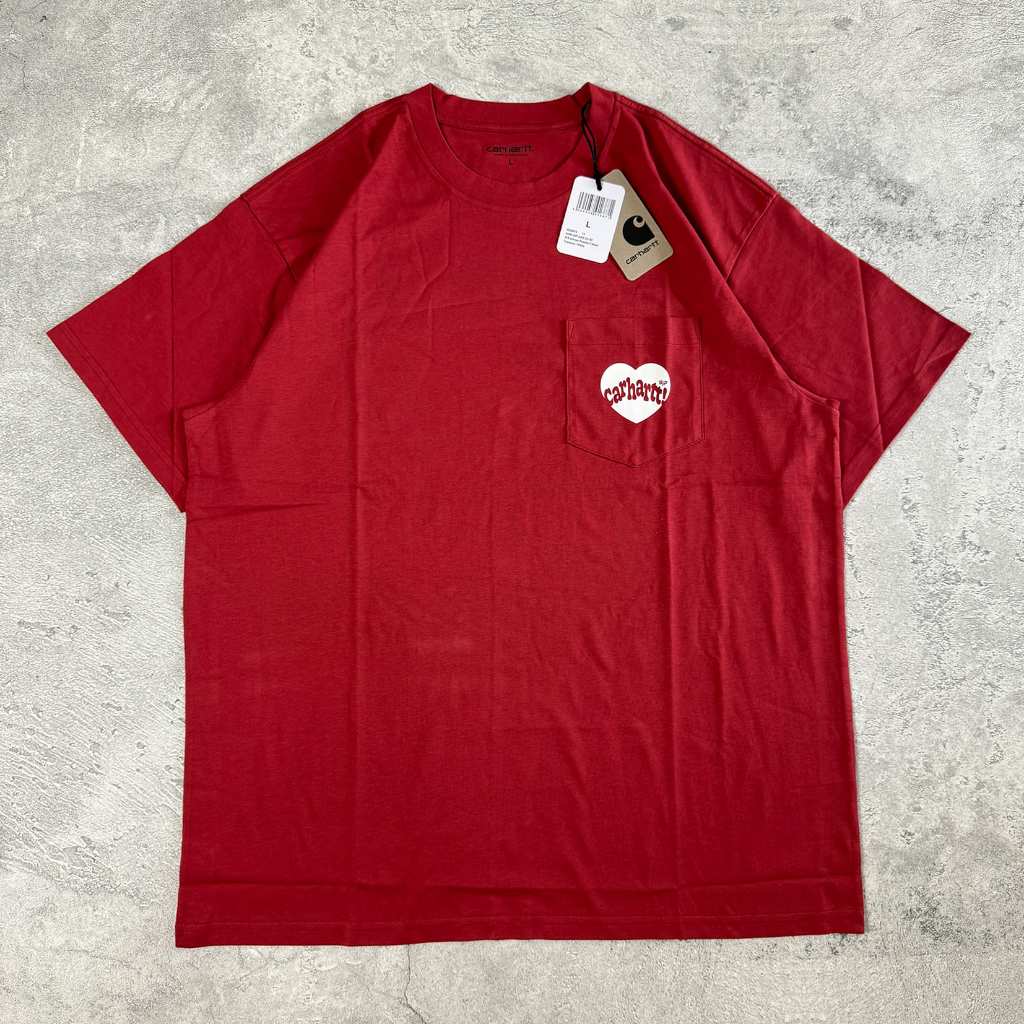 Carhartt WIP Amour Pocket T-Shirt Tuscany / White