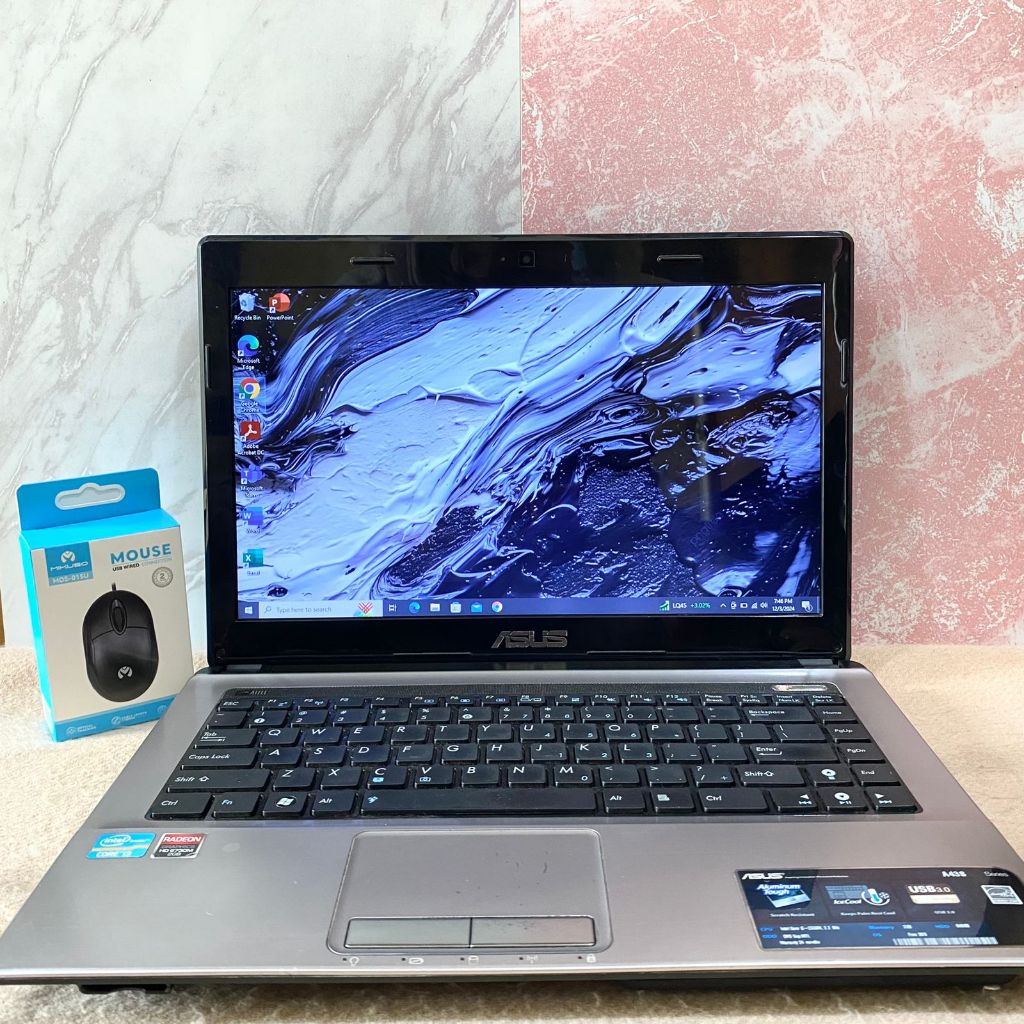 Laptop second Asus K43SA Core i3-2330M Ram 8Gb Ssd 128Gb Vga Radeon HD 6730M 2Gb