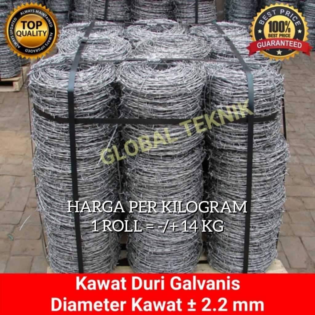 kawat duri pagar kawat duri galvanis kawat duri paku kawat barbed 2,2