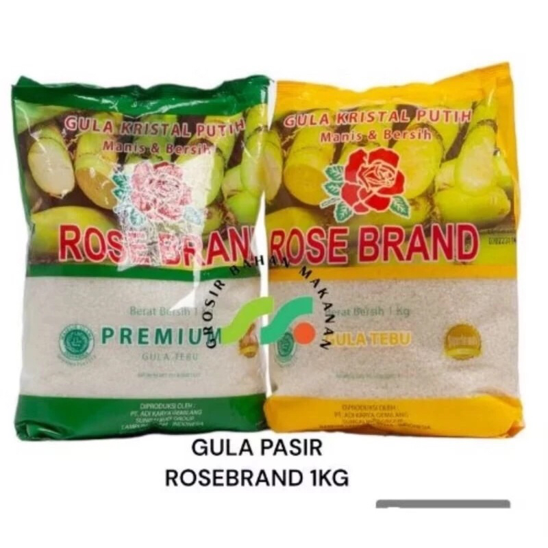 

ROSEBRAND GULA PASIR 1kg GULA KRISTAL TURUN HARGA