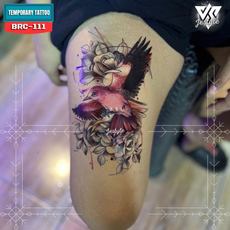 [BRC-111] Tato Temporer Temporary Tattoo Burung